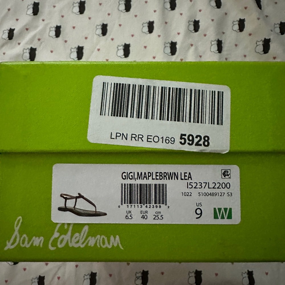 Sam Edelman Gigi Leather Sandals - Picture 7 of 7